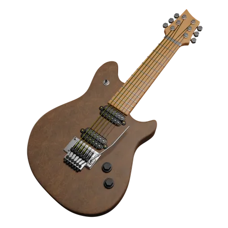 Electric Guitar  3D Icon