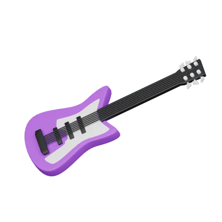 Electric Guitar  3D Icon