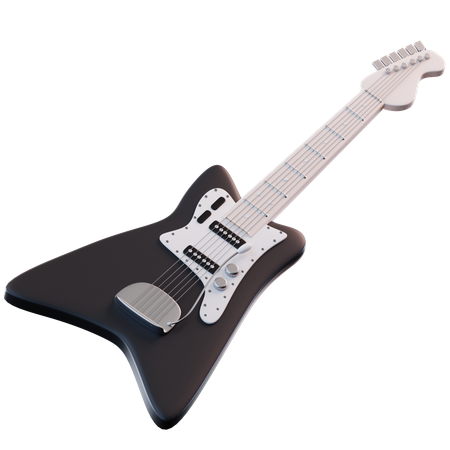 Electric Guitar  3D Icon