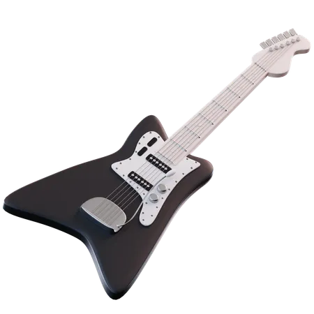 Electric Guitar  3D Icon