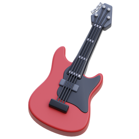 Electric Guitar  3D Icon