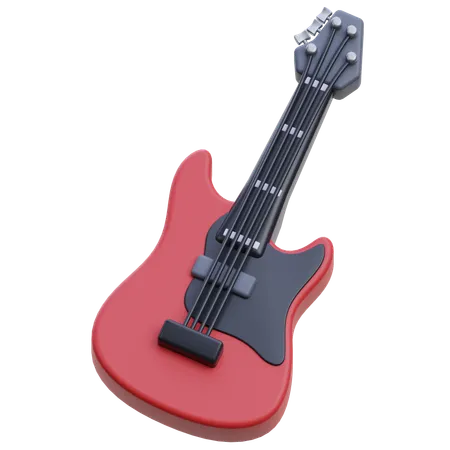 Electric Guitar  3D Icon