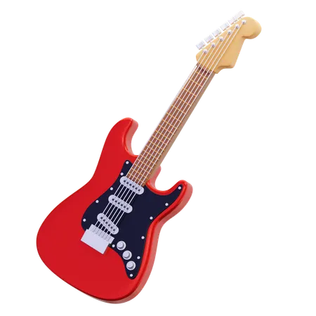 Electric Guitar  3D Icon