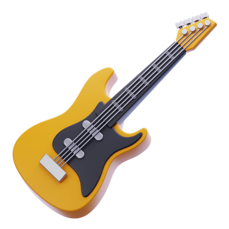 Electric Guitar  3D Icon