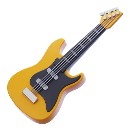 Electric Guitar  3D Icon