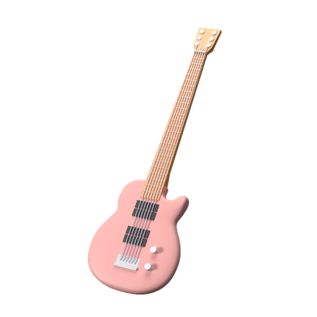 Electric Guitar  3D Icon