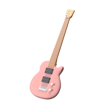 Electric Guitar  3D Icon