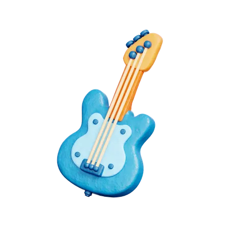 Electric Guitar  3D Icon