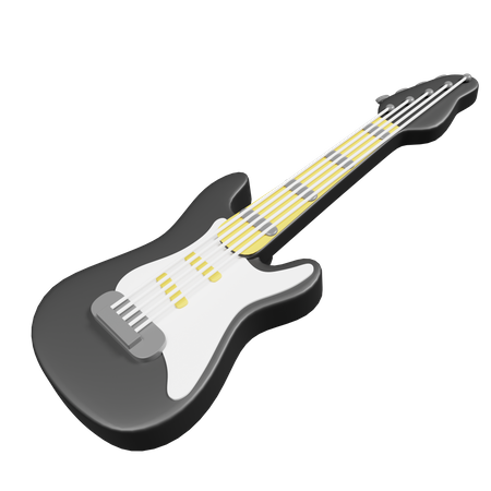 Electric Guitar  3D Icon