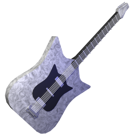 Electric Guitar  3D Icon
