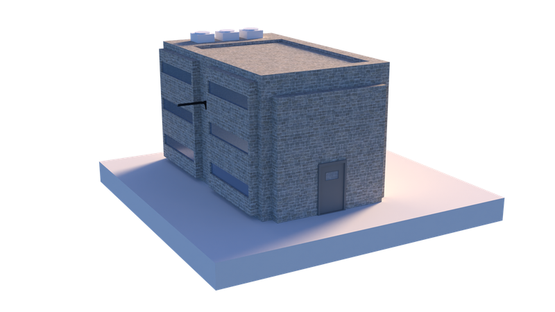 電気住宅  3D Icon