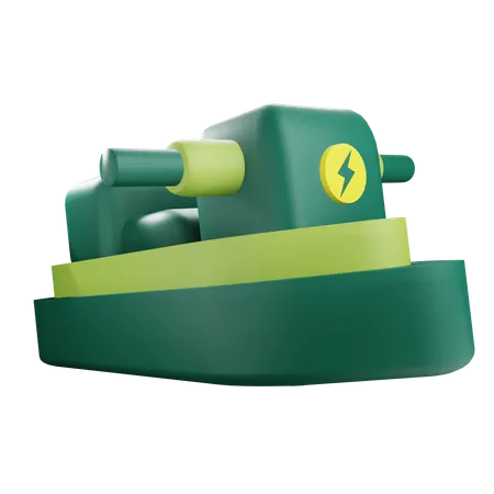 Electric Jet Ski  3D Icon