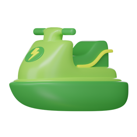 Electric Jet Ski  3D Icon