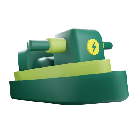 Electric Jet Ski  3D Icon