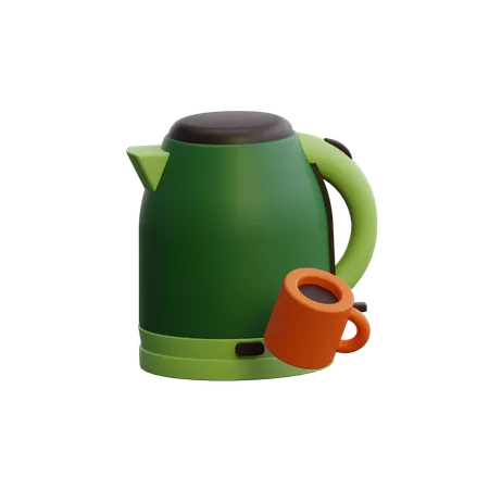 Electric Kettle  3D Icon