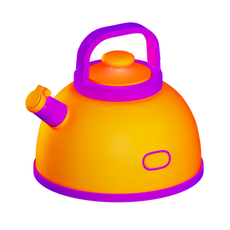 Electric Kettle 3D Icon