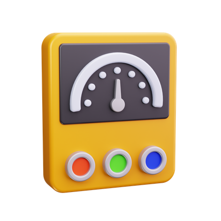 Electric Meter  3D Icon