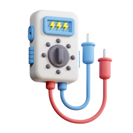 Electric Meter  3D Icon