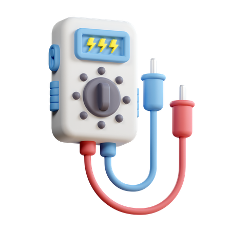 Electric Meter  3D Icon