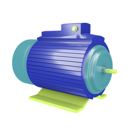 Electric motor  3D Icon