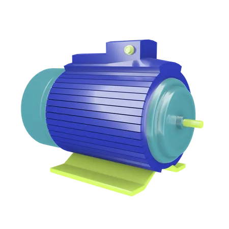 Electric motor  3D Icon