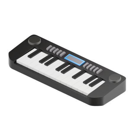 Electric Piano  3D Icon