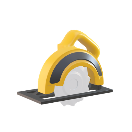 Electric Planer  3D Illustration