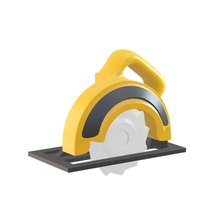 Electric Planer  3D Illustration