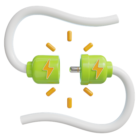Electric Plug  3D Icon
