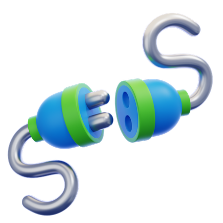 Electric Plug  3D Icon