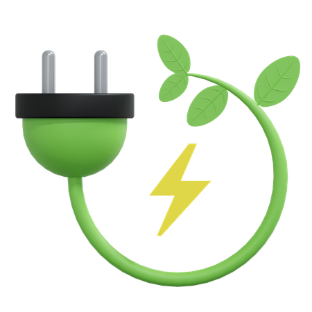 Electric Plug  3D Icon