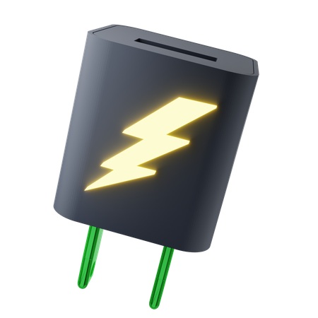Electric Plug 3D Icon
