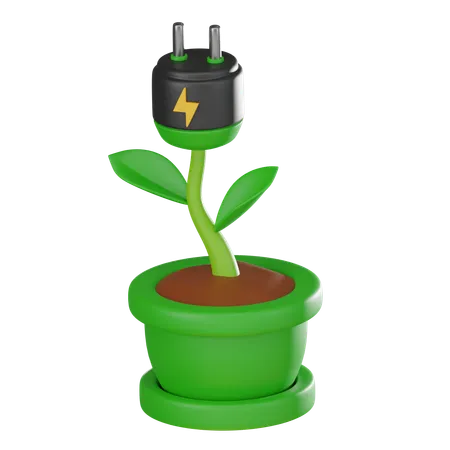 Electric Plugin  3D Icon