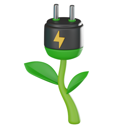 Electric Plugin  3D Icon