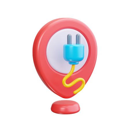 Electric point  3D Icon