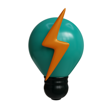 電力  3D Icon