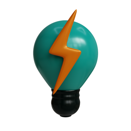 Electric Power  3D Icon