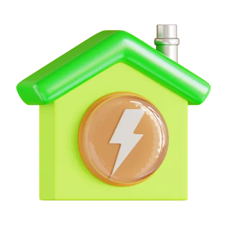 Electric Power  3D Icon