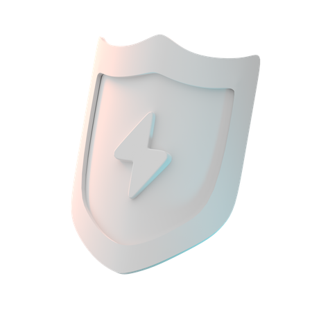 Electric Protection  3D Icon