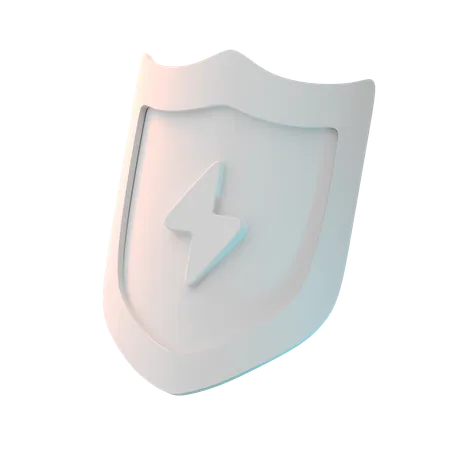 Electric Protection  3D Icon