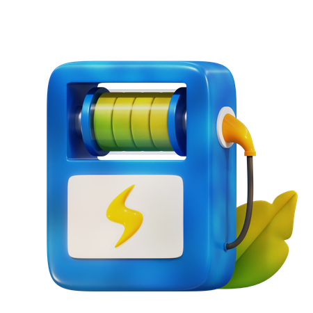 Electric Pump Station  3D Icon