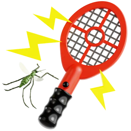 Electric Racket  3D Icon