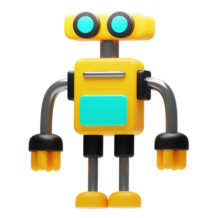 Electric Robot  3D Icon