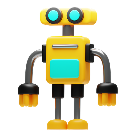 Electric Robot  3D Icon