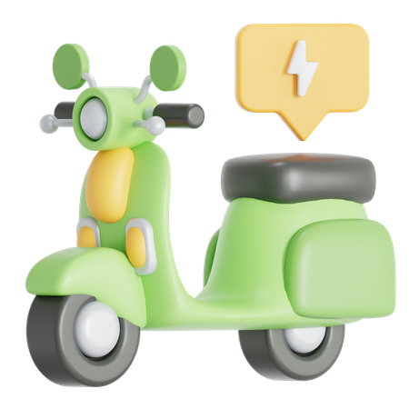 Electric scooter  3D Icon