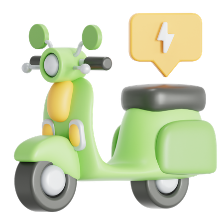 Electric scooter  3D Icon