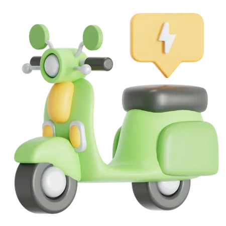 Electric scooter  3D Icon