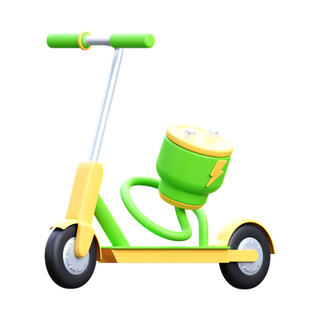 Electric Scooter  3D Icon