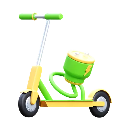 Electric Scooter  3D Icon