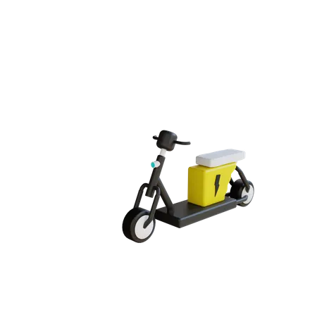 Electric Scooter  3D Icon